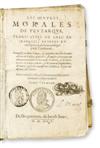 PLUTARCH. Les Oeuvres Morales [Meslées].  2 vols.  1595
